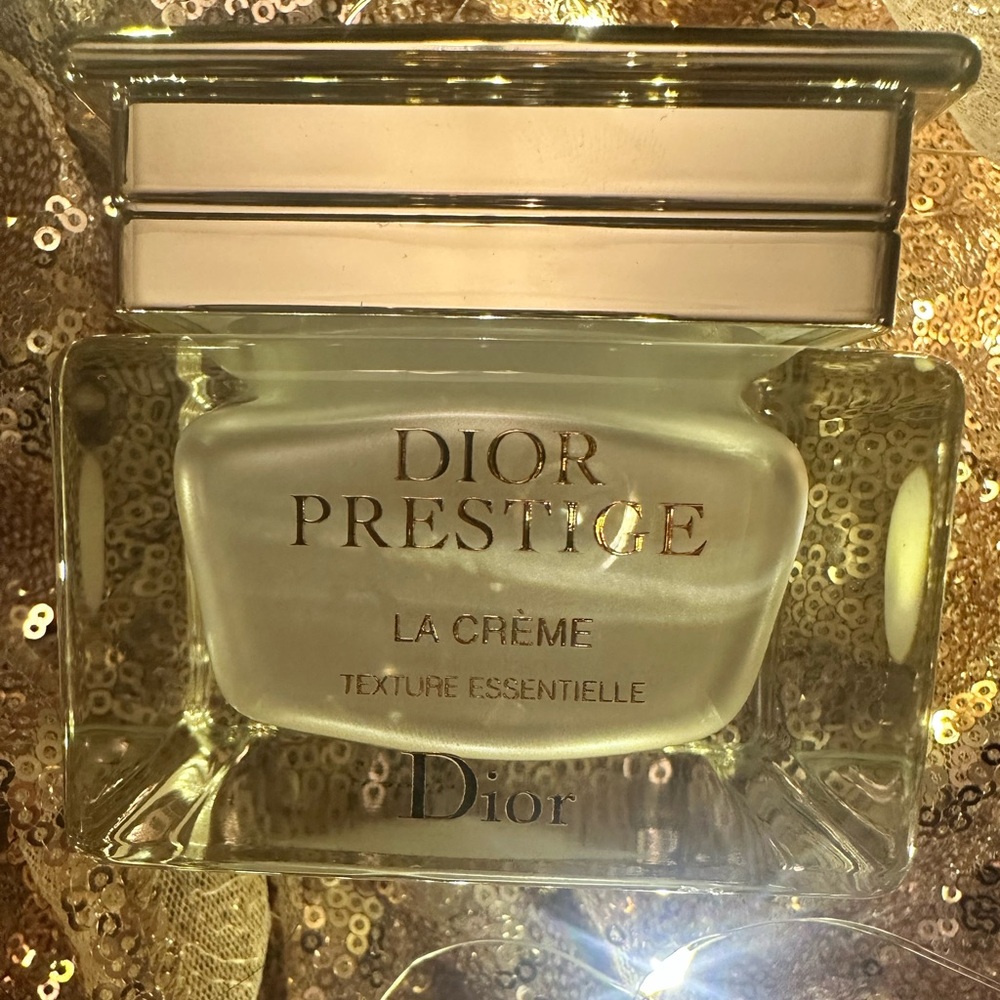 Dior Prestige La Crème in Elegant Gold and Clear Design